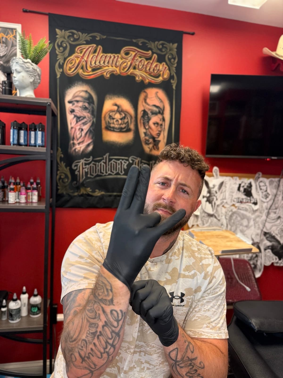 Adam Fodor, owner and artist at Fodor Ink