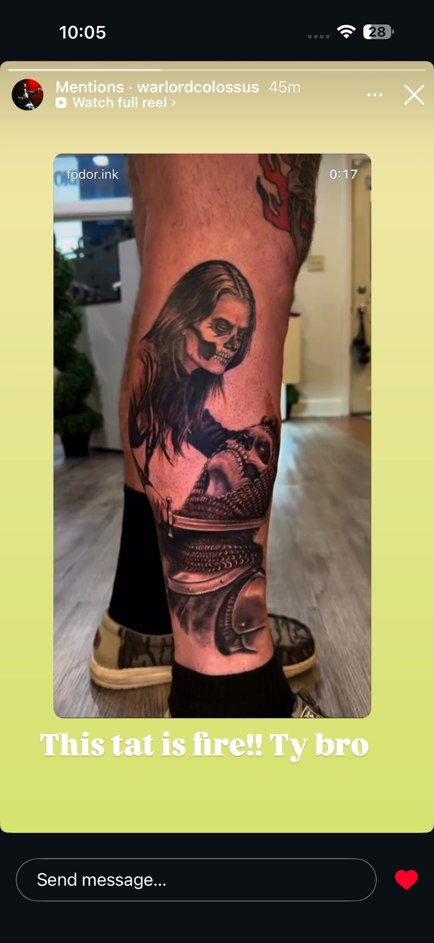 Tattoo by Adam Fodor